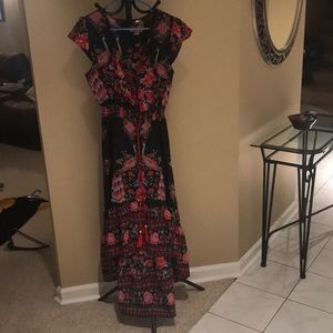 long floral dress